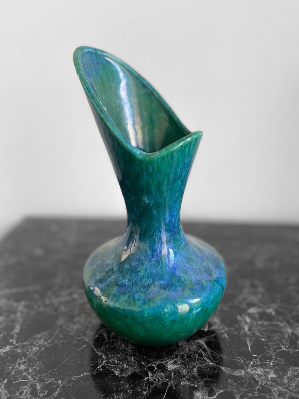VTG MCM Royal Haeger Pottery Asymmetrical Atomic Vase #413